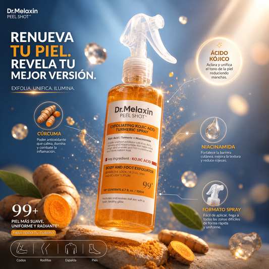 Dr. Melaxin Peel Shot Spray: Adiós manchas, hola piel radiante