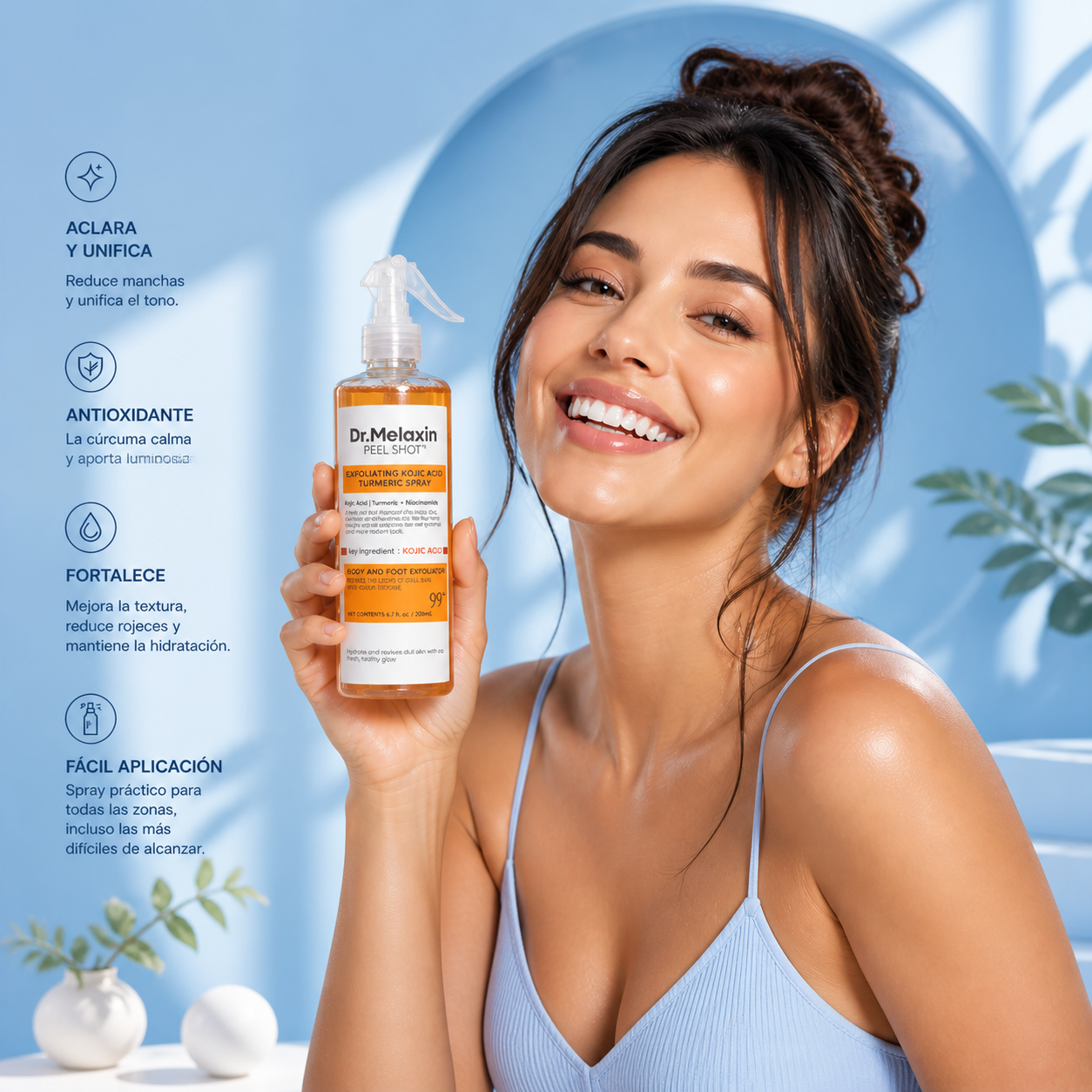 Dr. Melaxin Peel Shot Spray: Adiós manchas, hola piel radiante