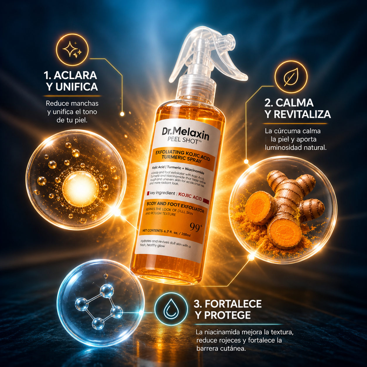 Dr. Melaxin Peel Shot Spray: Adiós manchas, hola piel radiante