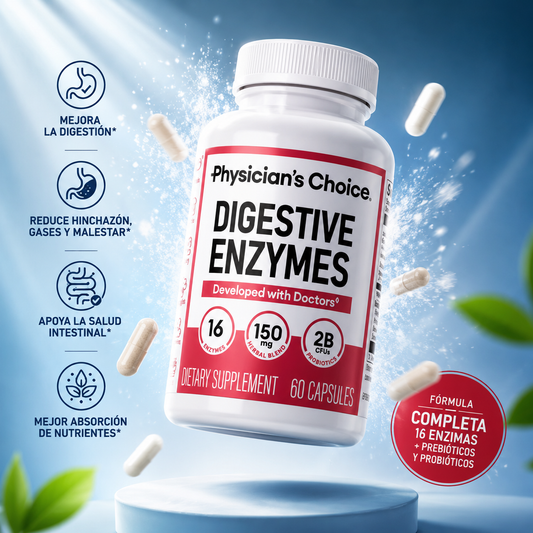 Enzimas Digestivas: Adiós a la hinchazón después de comer